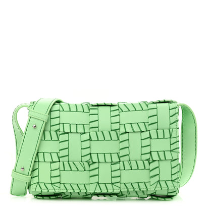 Bottega Veneta Nappa Maxi Intrecciato Overlock Stitched Cassette Crossbody Bag Parakeet 1 of 9