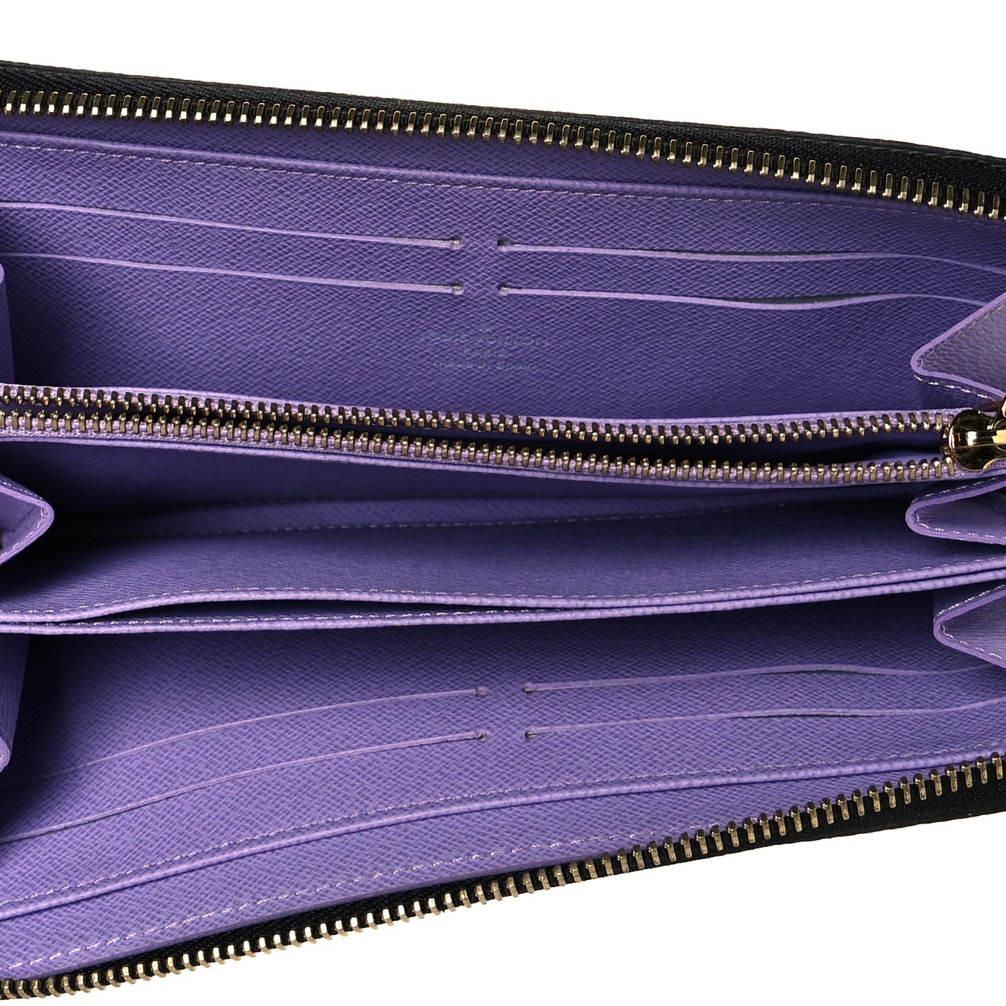 Monogram Multicolor Zippy Wallet Black Violet