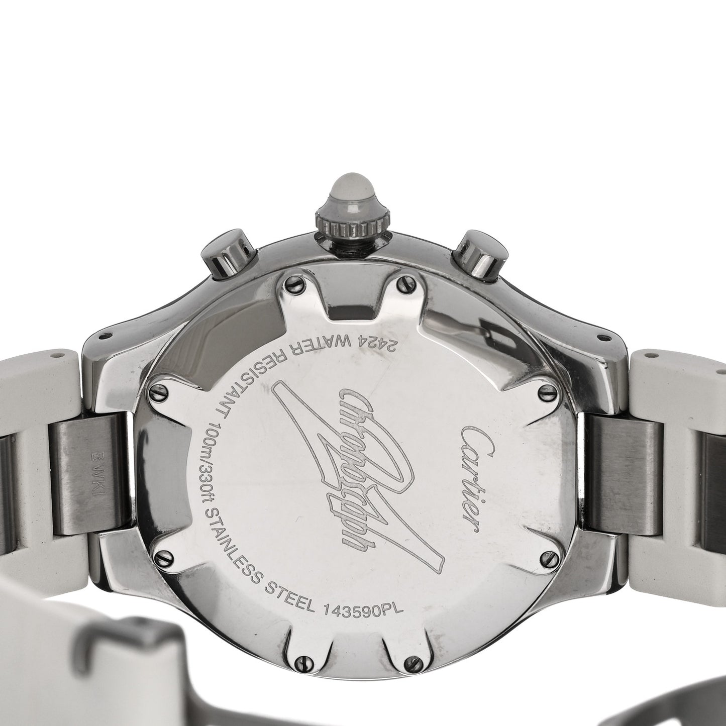Stainless Steel Rubber 38mm Must 21 Chronoscaph Quartz Watch