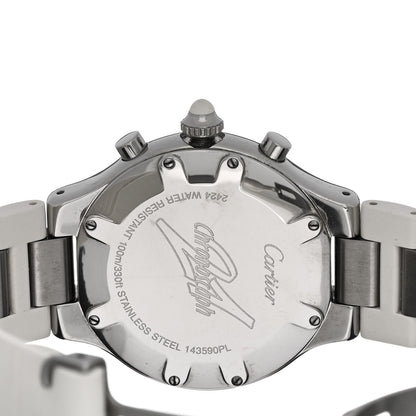 Cartier Stainless Steel Rubber 38mm Must 21 Chronoscaph Quartz Watch 4 of 4
