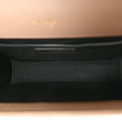 Saint Laurent Grain De Poudre Textured Mixed Matelasse Medium Triquilt Monogram Satchel Dark Beige 5 of 10