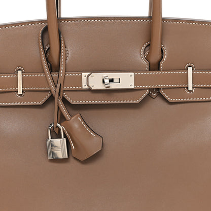Hermes Tadelakt Birkin 30 Etoupe 8 of 11