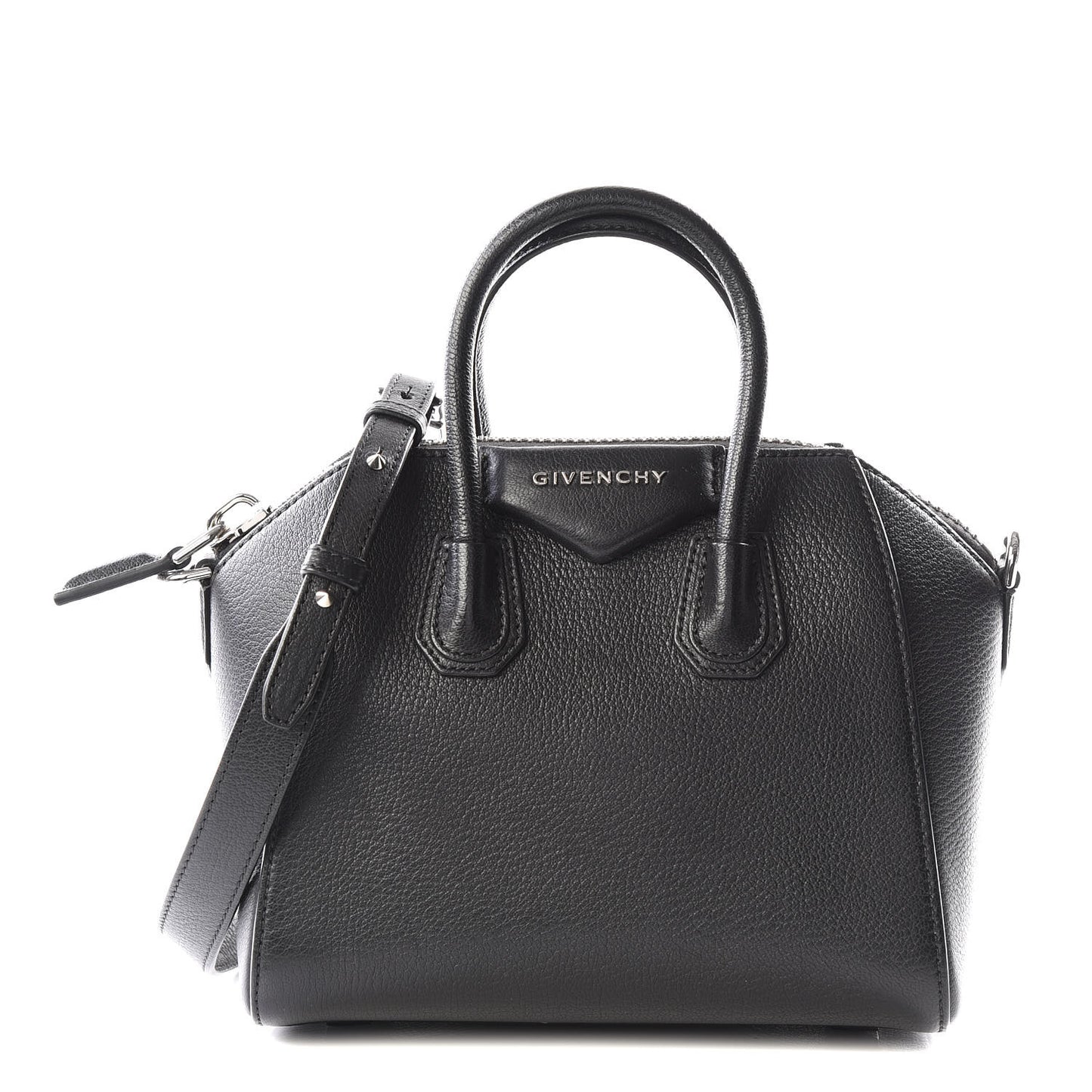 Sugar Goatskin Mini Antigona Black