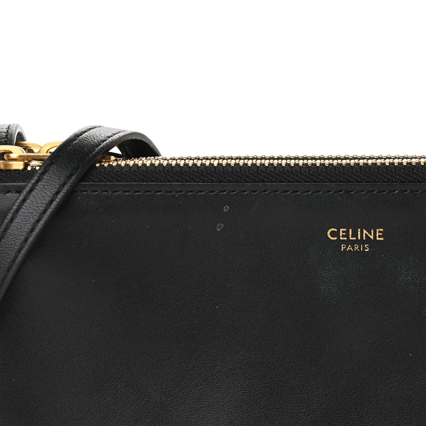 Lambskin Small Trio Crossbody Bag Black