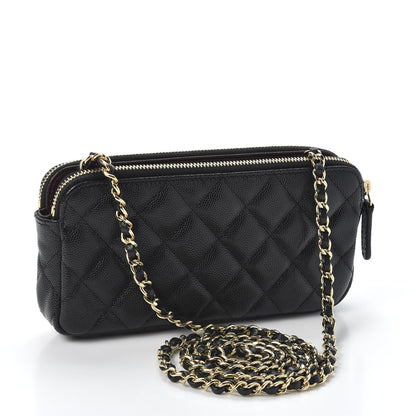 Chanel Caviar Quilted Small Clutch With Chain Black 2 of 11