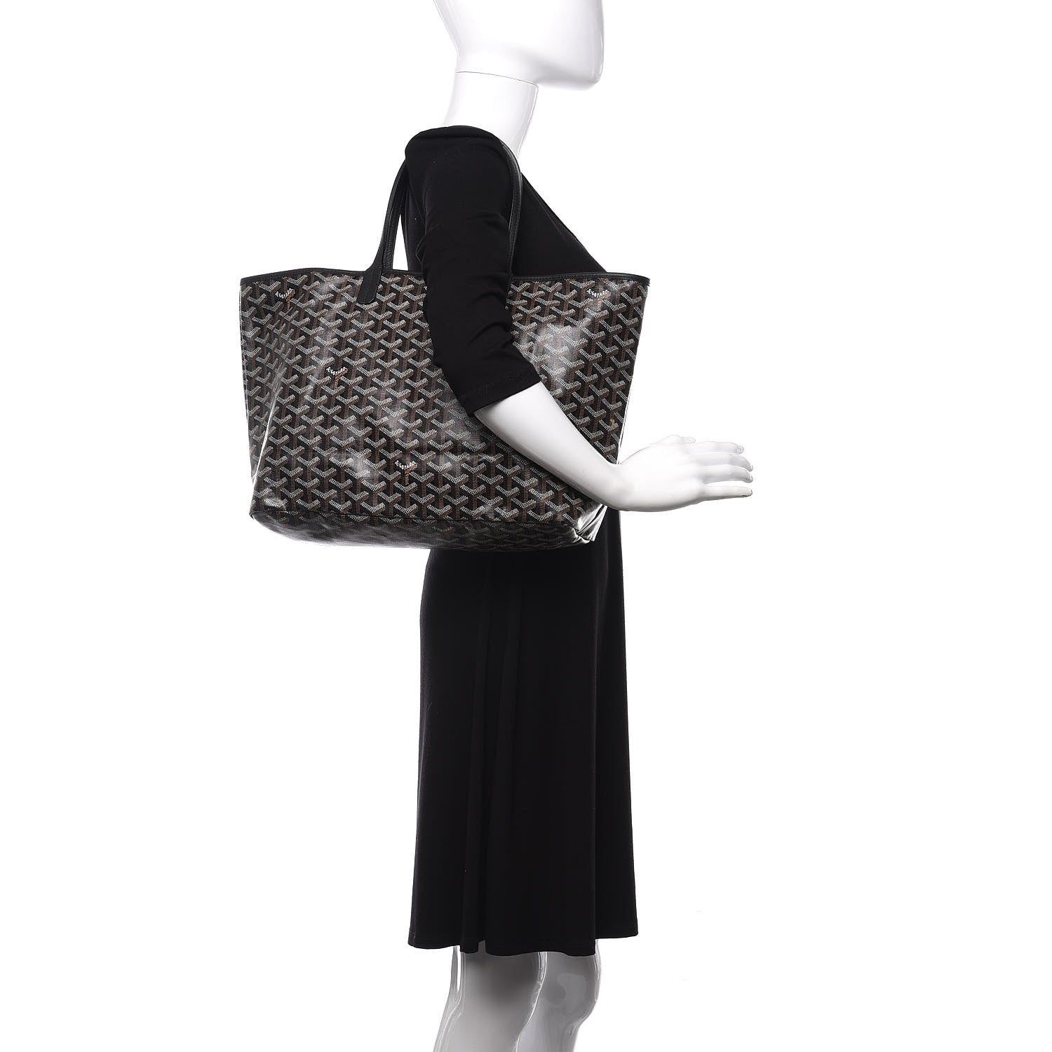 Goyard Goyardine Saint Louis PM Black 2 of 10
