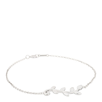 Tiffany Sterling Silver Paloma Picasso Olive Leaf Vine Bracelet 1 of 3