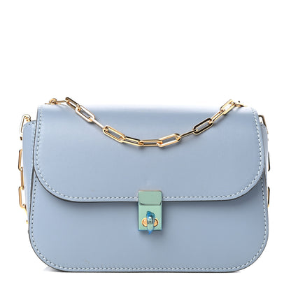 Valentino Garavani Vitello Chain Flap Bag Aqua 1 of 8