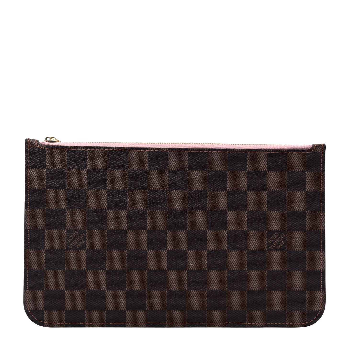 Damier Ebene Neverfull MM GM Pochette Rose Ballerine