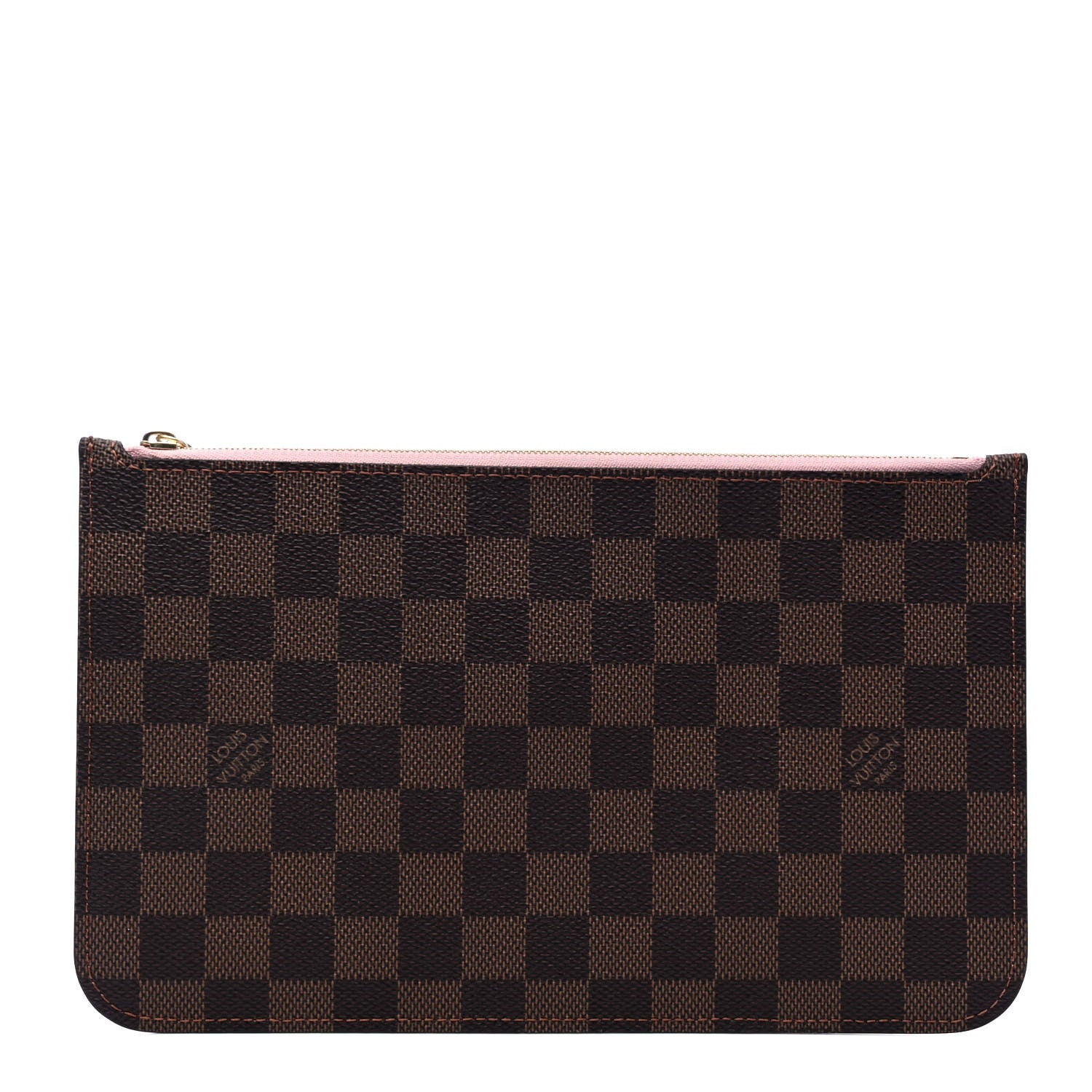 Louis Vuitton Damier Ebene Neverfull MM GM Pochette Rose Ballerine 1 of 5