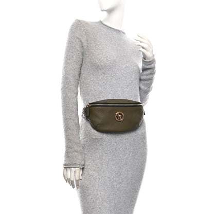 Versace Grained Calfskin Vanitas Medea Belt Bag Khaki 2 of 10