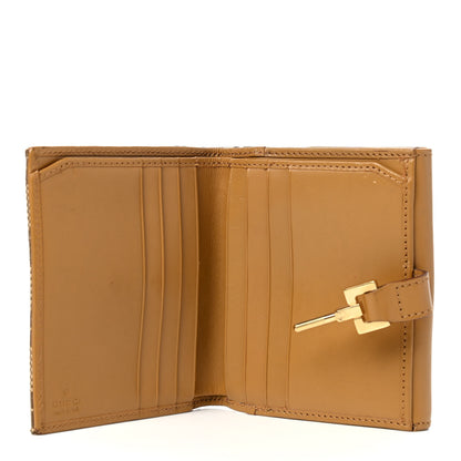 Gucci Monogram Compact Wallet Tan 5 of 11
