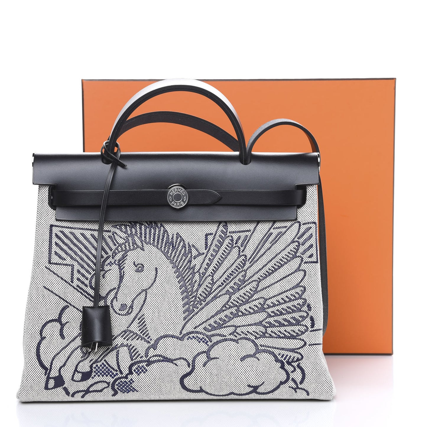 Vache Hunter Toile Pegase Pop Herbag Zip Retourne 31 PM Bleu Indigo