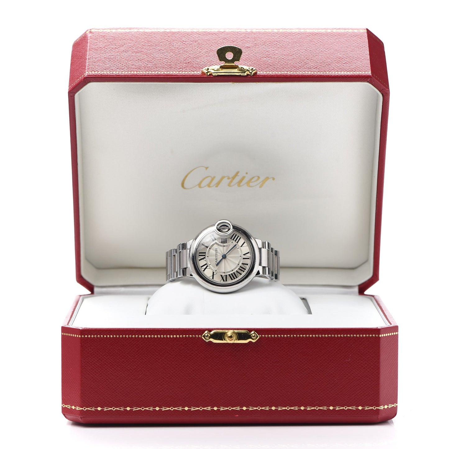 Stainless Steel 33mm Ballon Bleu De Cartier Quartz Watch