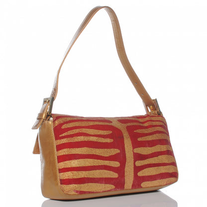 Fendi Velvet Zebra Baguette 3 of 7