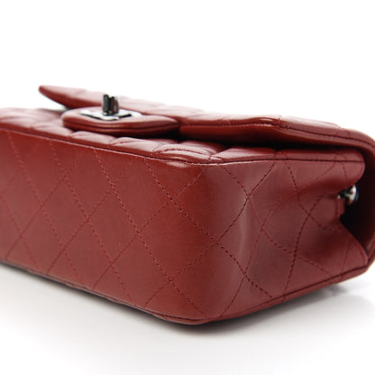 Chanel Lambskin Quilted Mini Rectangular Flap Red 7 of 11