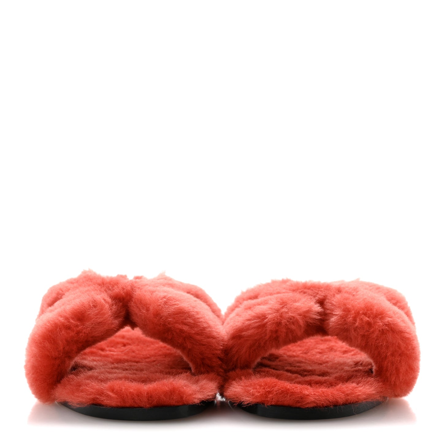 Woolskin Oran Sandals 39.5 Rouge De Turin