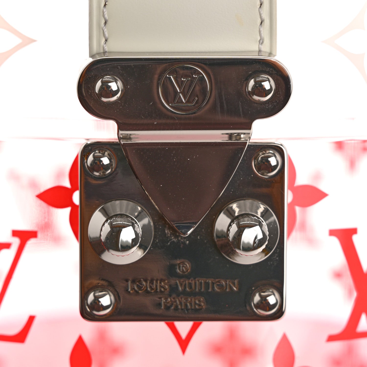 Louis Vuitton Transparent Plexiglass Box Scott Fluorescent Pink 9 of 9