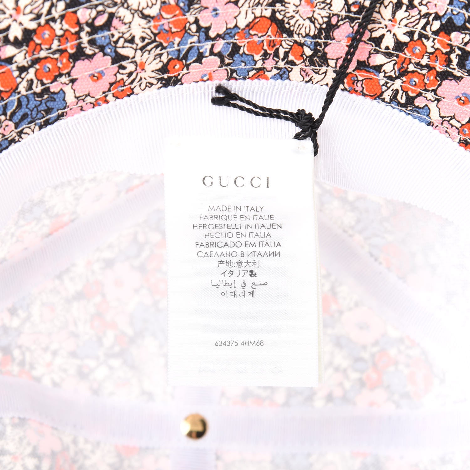 Gucci X LIBERTY OF LONDON Canvas Floral New Serge Bucket Hat L 59 5 of 7