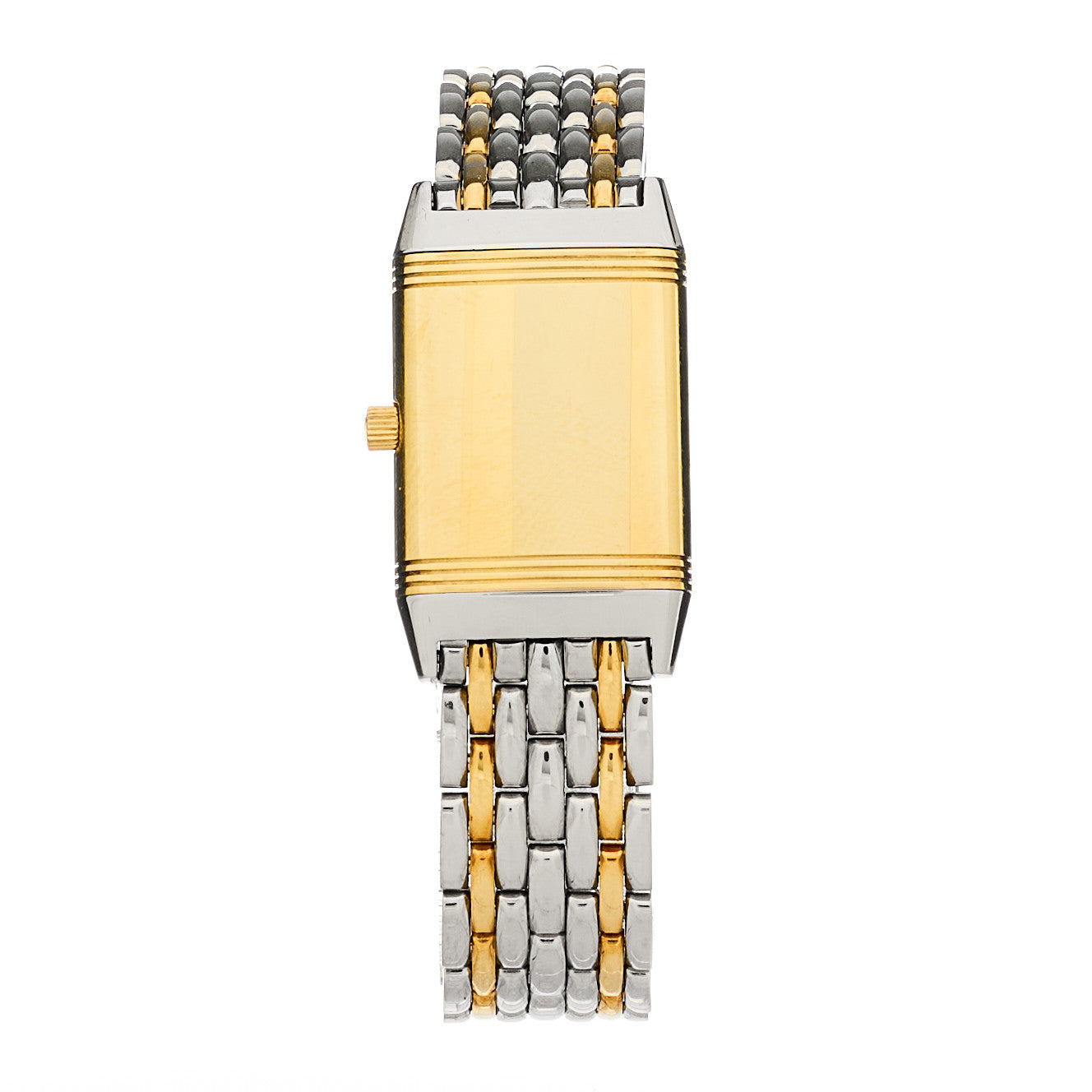 Stainless Steel 18K Yellow Gold 20mm Reverso Lady Manual Winding Watch White 260.5.86