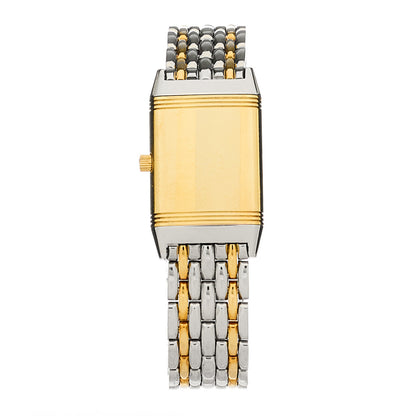 Jaeger-LeCoultre Stainless Steel 18K Yellow Gold 20mm Reverso Lady Manual Winding Watch White 260.5.86 2 of 4