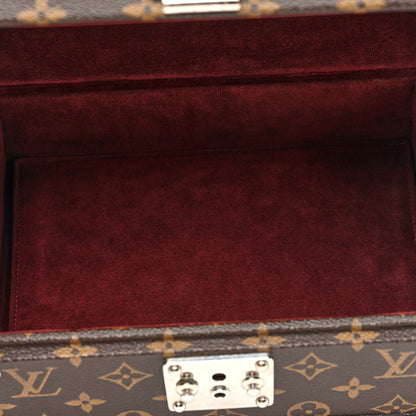 Louis Vuitton Monogram Macassar Coffret Tresor 24 Jewelry Case 6 of 9