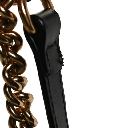 Gucci Calfskin Matelasse Small GG Marmont Chain Shoulder Bag Black 19 of 19