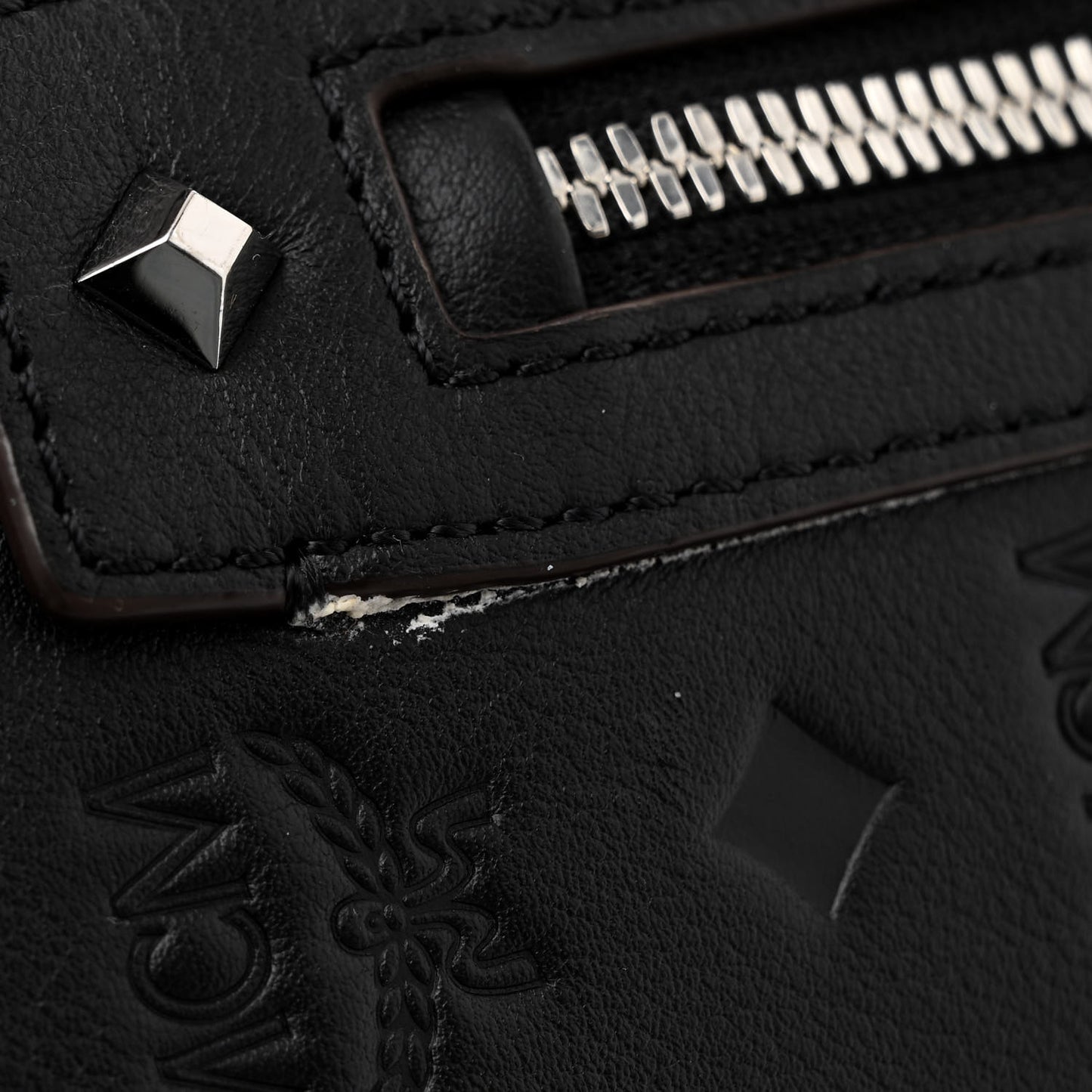 Calfskin Ottomar Monogram Essential Boston Bag Black