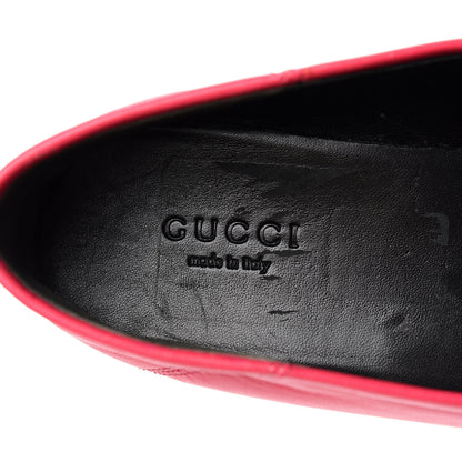Gucci Lambskin Womens Brixton Horsebit Loafers 36 Hot Pink 9 of 10