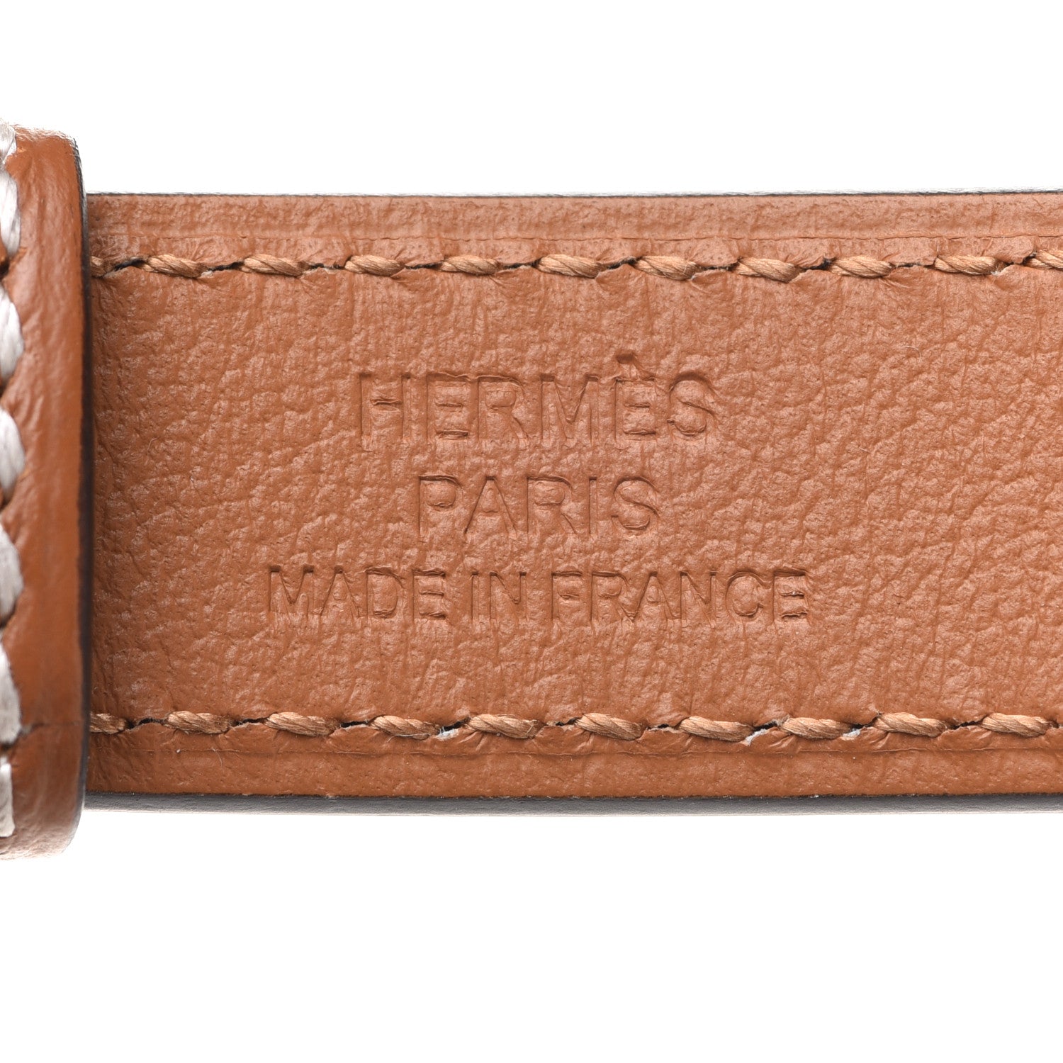 Hermes Epsom Kelly Pocket Belt Gold 6 of 13