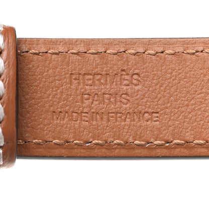 Hermes Epsom Kelly Pocket Belt Gold 6 of 13