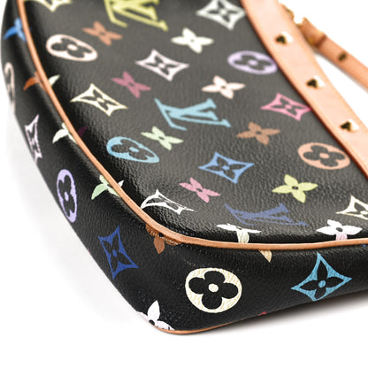 Louis Vuitton Monogram Multicolor Pochette Accessories Black 10 of 11