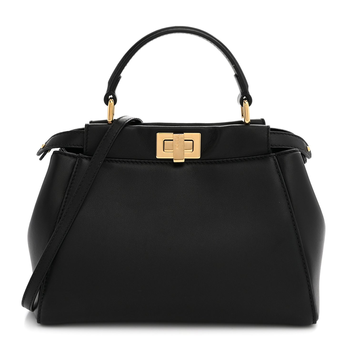 Nappa Mini Peekaboo Iconic Satchel Black