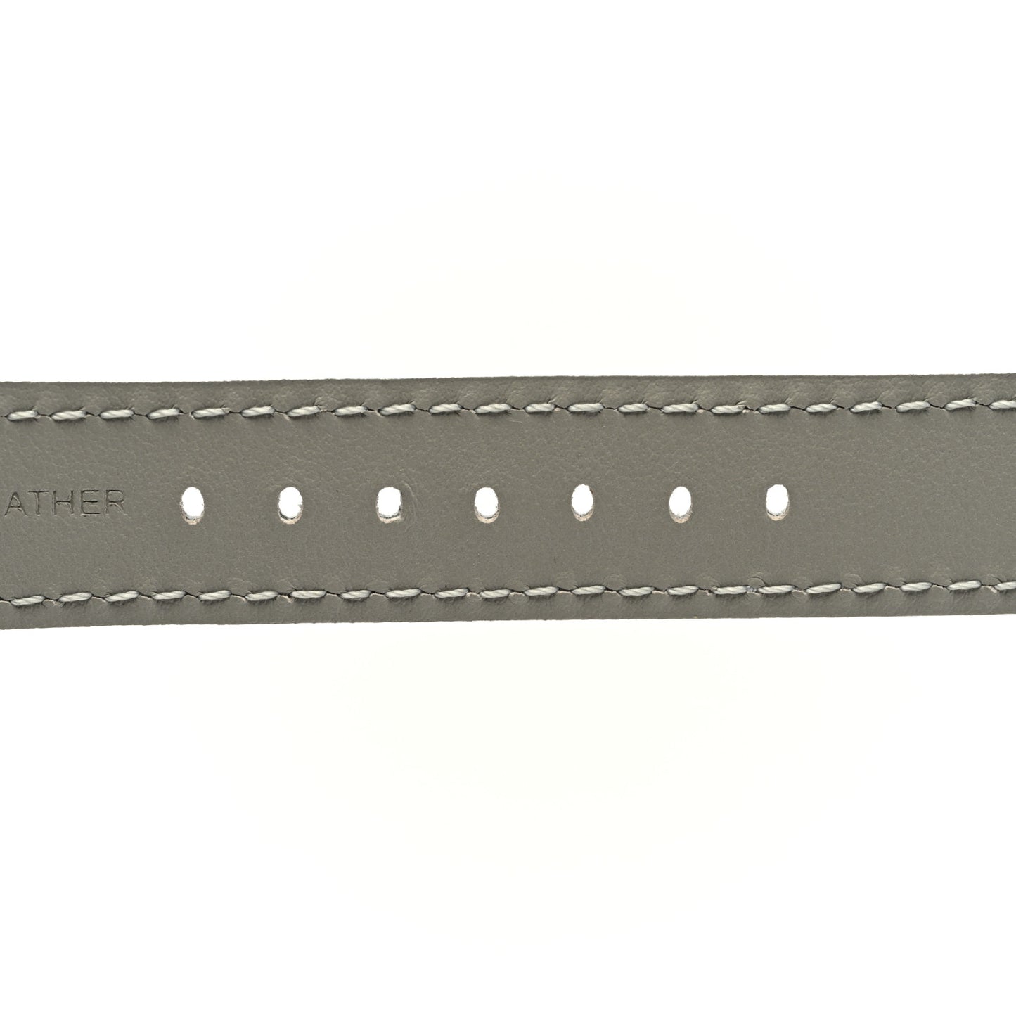 Monogram Tambour 10mm Watch Strap White