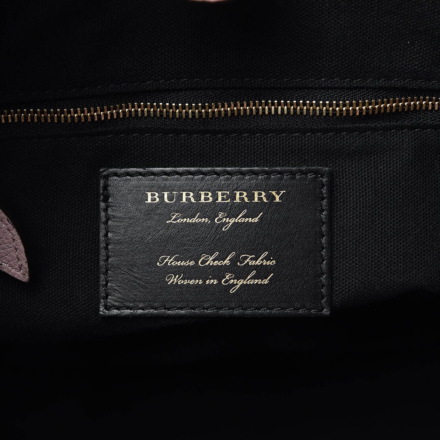 Burberry Grainy Calfskin House Check Small Canterbury Tote Pale Orchid 6 of 12