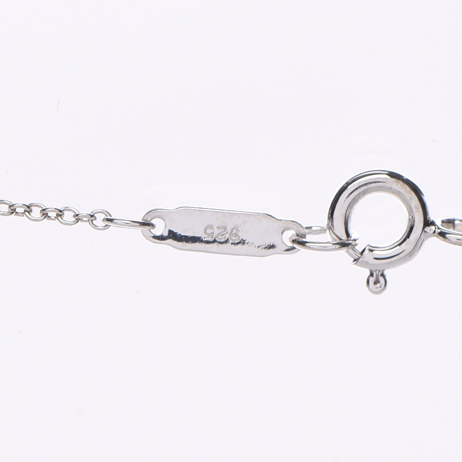 Tiffany Sterling Silver Amethyst Sparklers Pendant Necklace 5 of 5