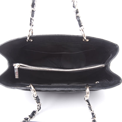 Chanel Caviar Quilted Grand Shopping Tote GST Black 5 of 17