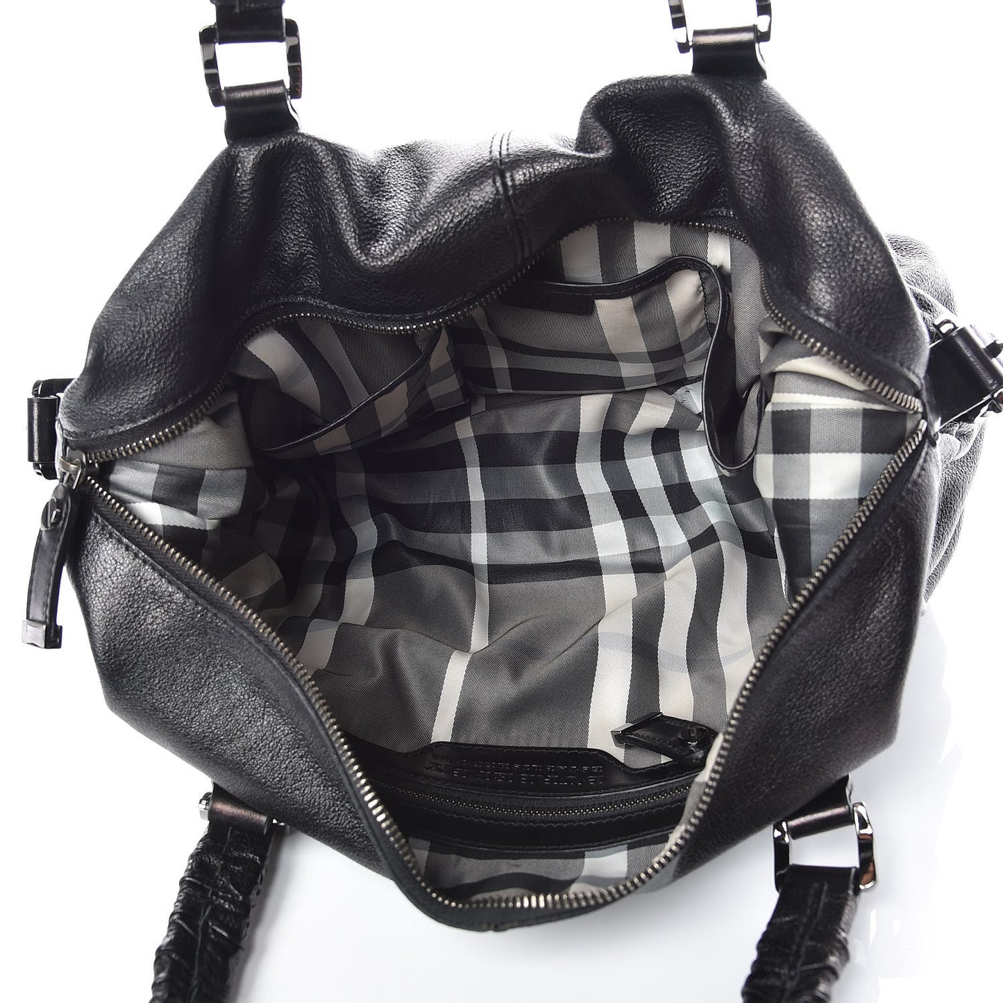 Grainy Calfskin Tote Black