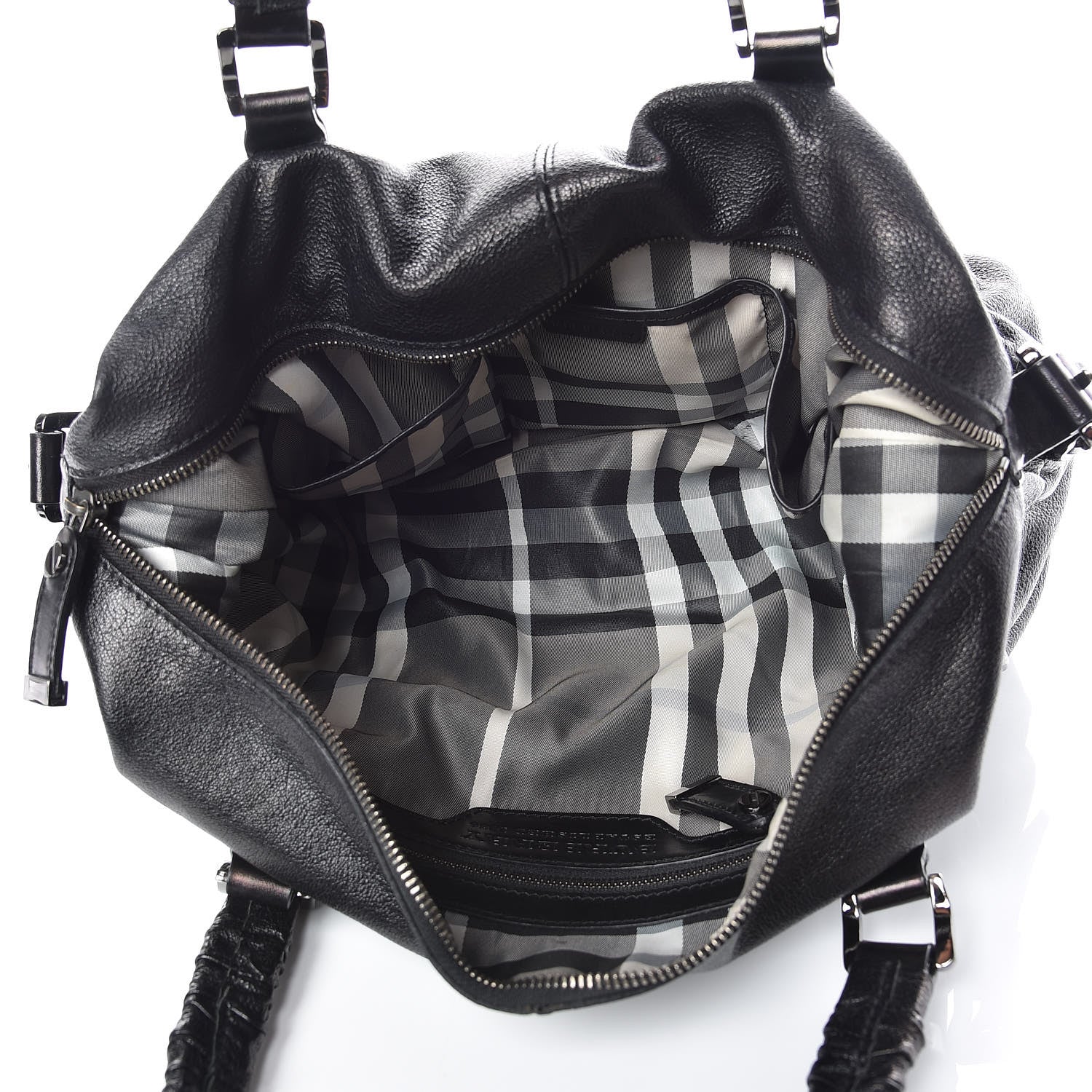 Burberry Grainy Calfskin Tote Black 5 of 18