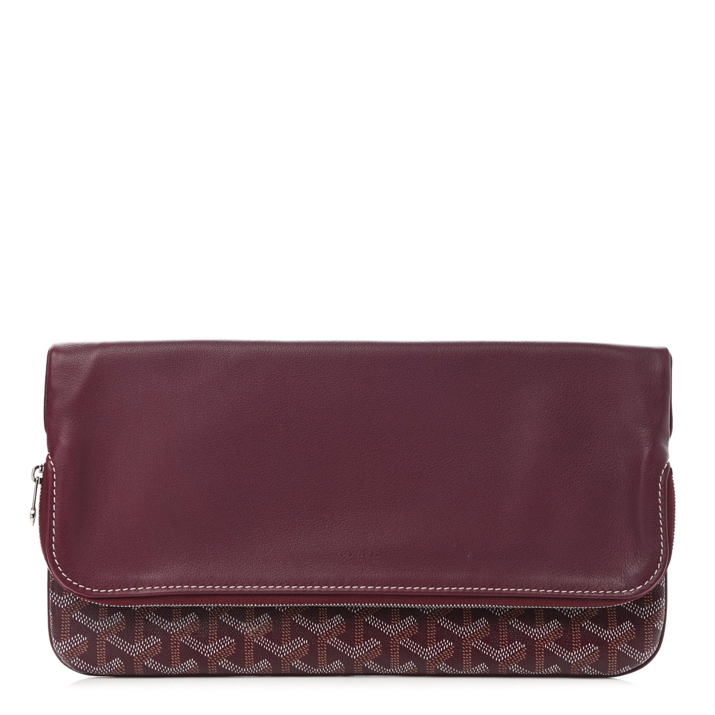 Goyardine Sainte Marie Soft Clutch Bordeaux