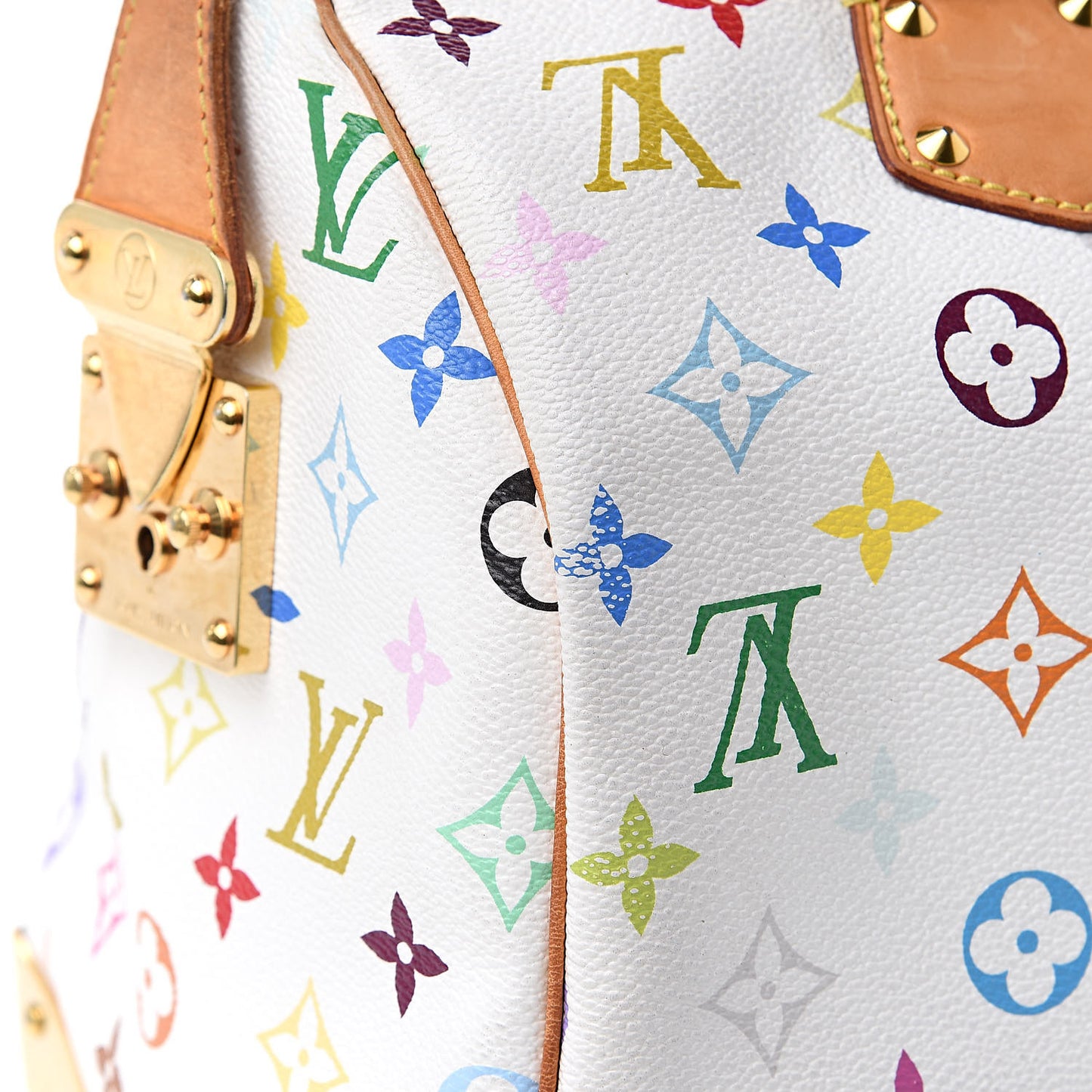Monogram Multicolor Speedy 30 White