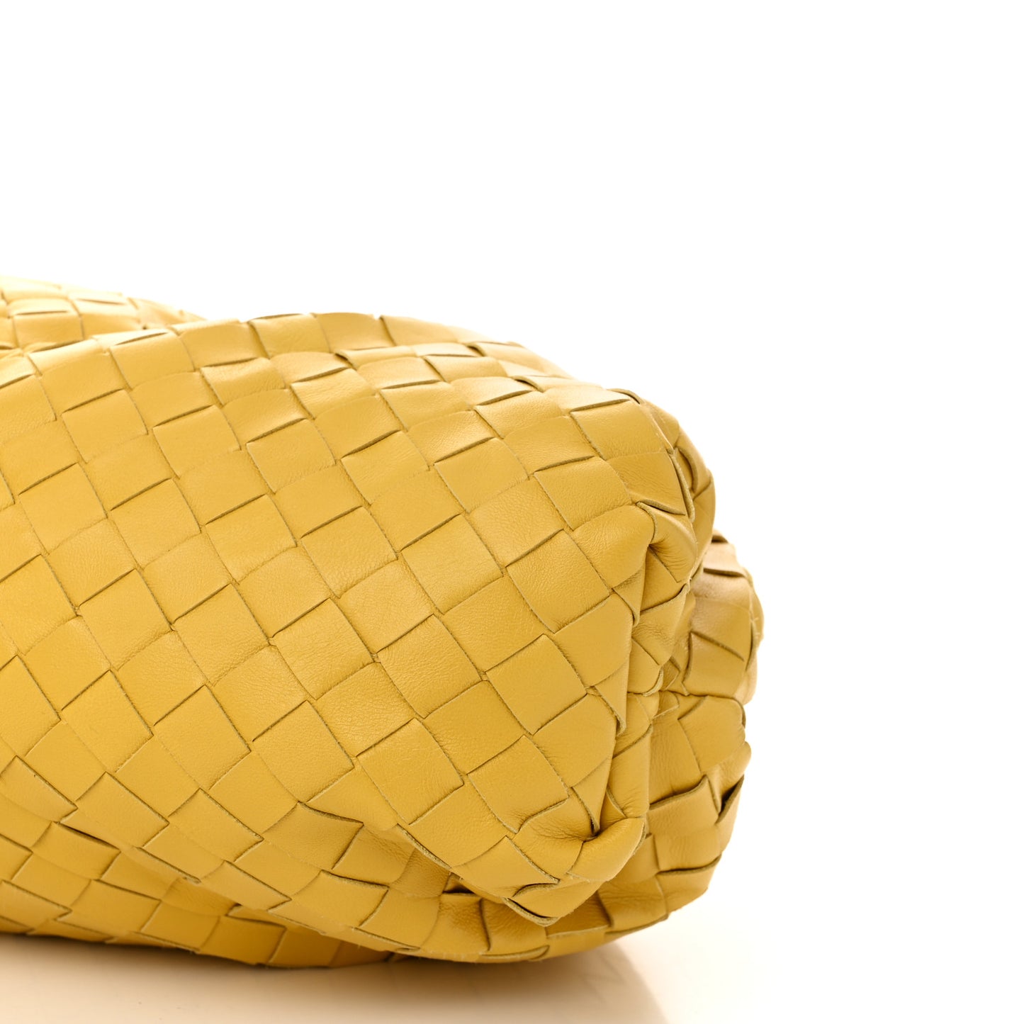 Nappa Maxi Intrecciato The Pouch Oversized Clutch  Corn
