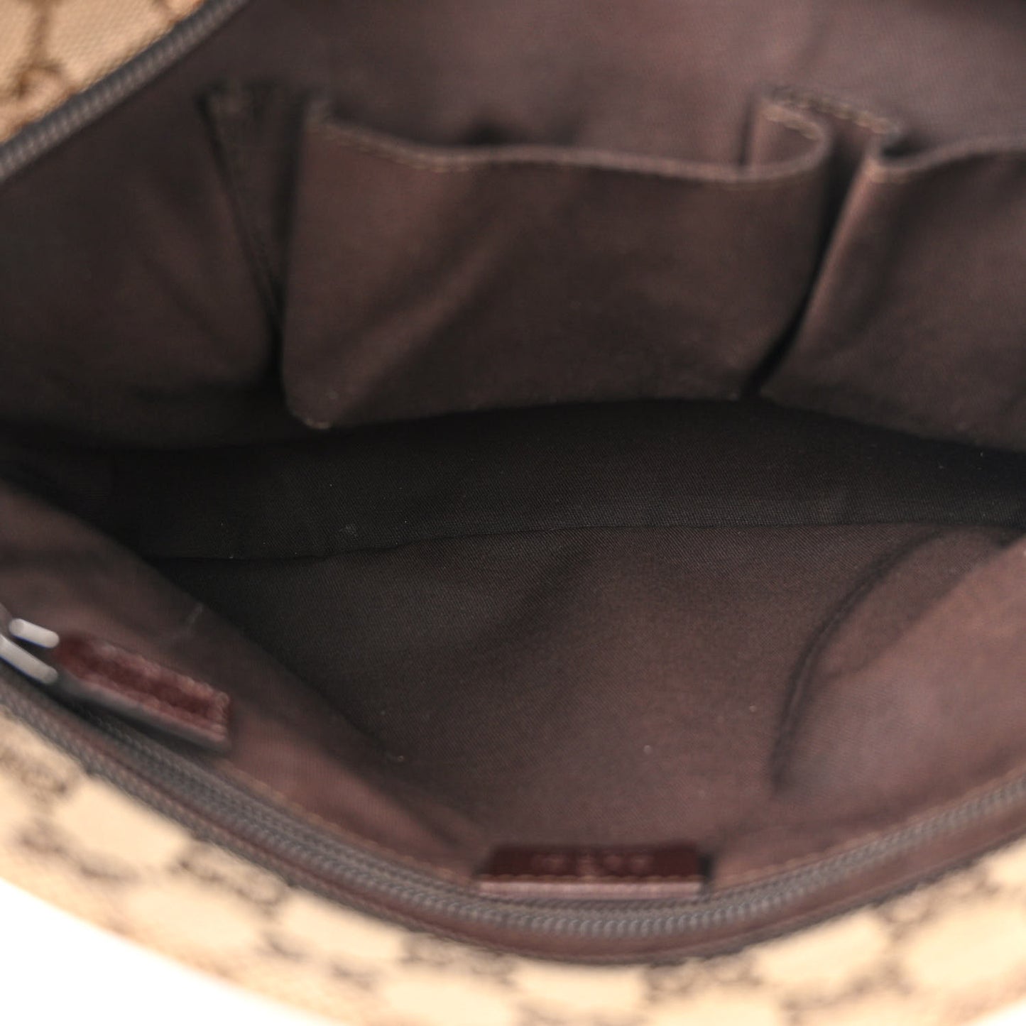 Monogram Signature Web Small Messenger Brown