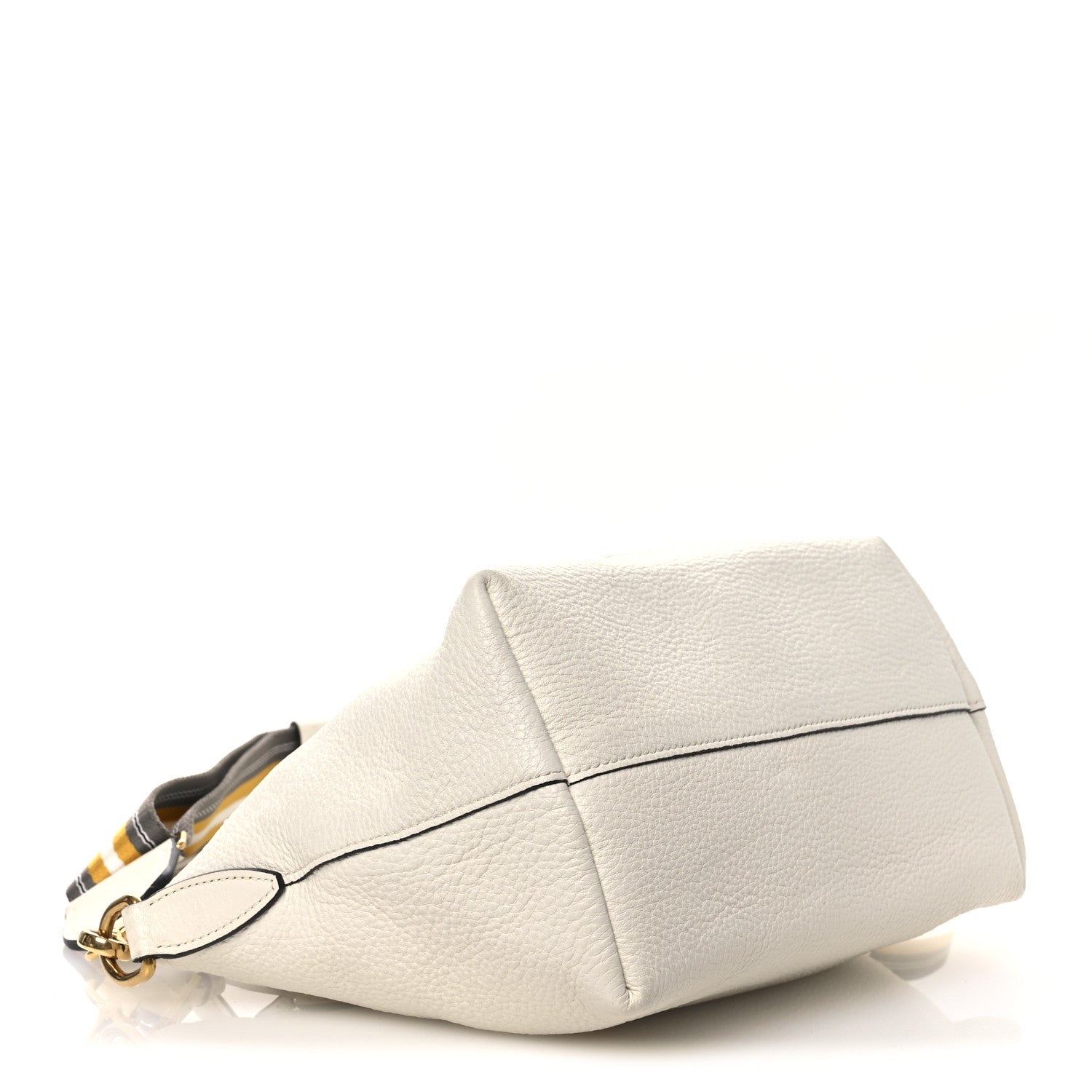 Prada Vitello Daino Zip Top Handle Tote Bianco 4 of 12