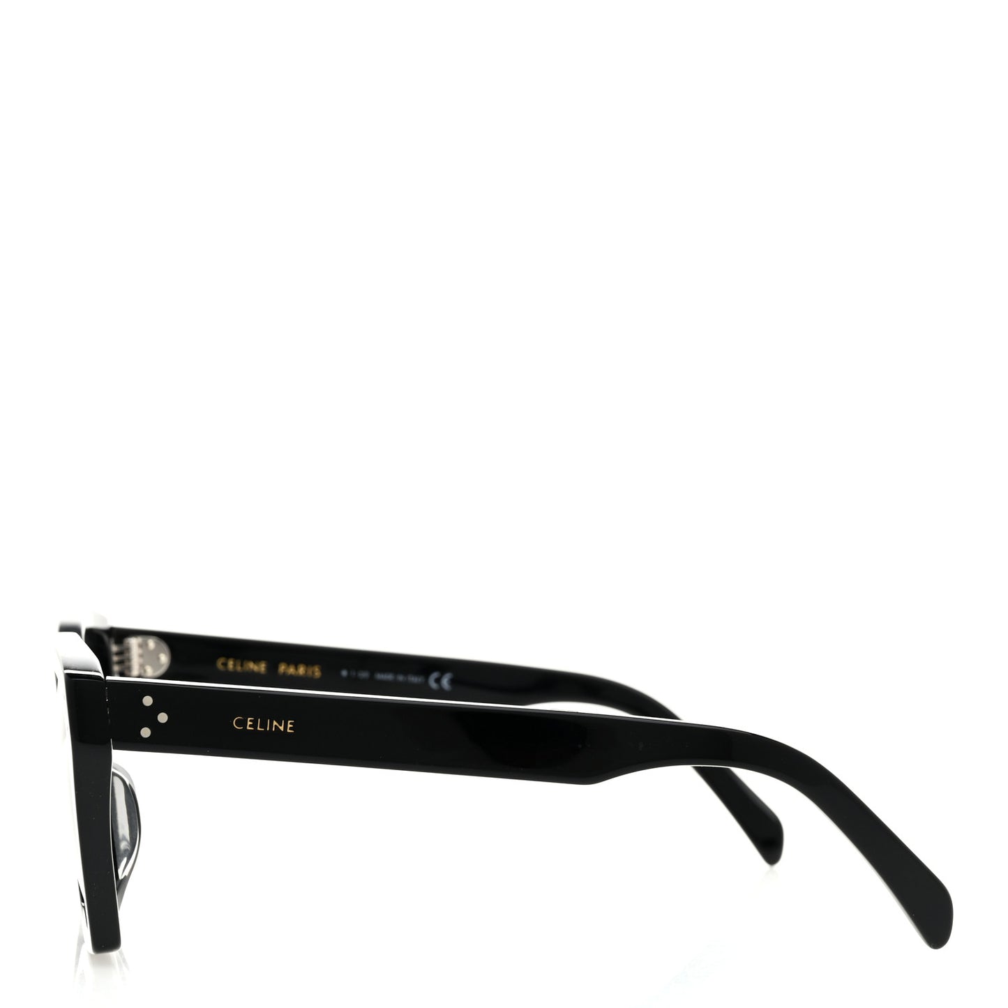 Acetate Polarized Square Sunglasses CL40090F Black