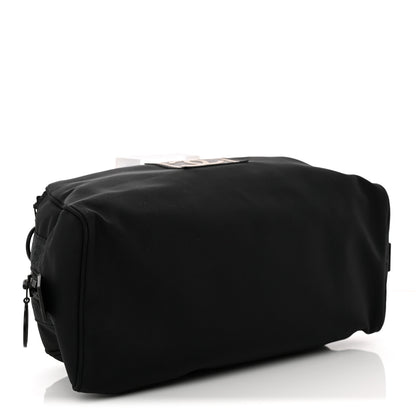 Chanel Canvas Nylon Sport Logo Cosmetic Bag Black 4 of 7