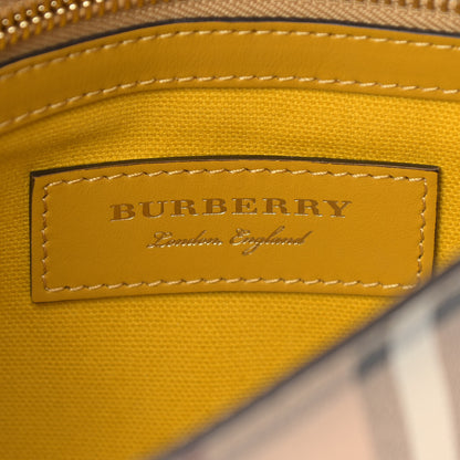 Burberry Derby Calfskin Haymarket Check Small Loxley Crossbody Cinnamon Red Multicolor 6 of 10