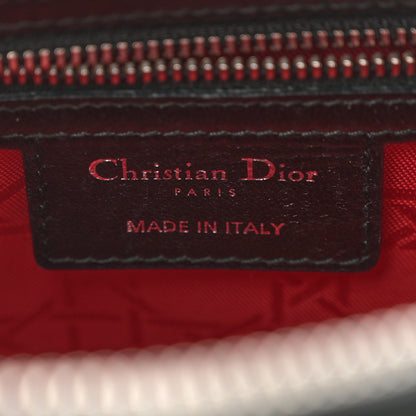 Christian Dior Lambskin Cannage Medium Lady Dior Black 6 of 10