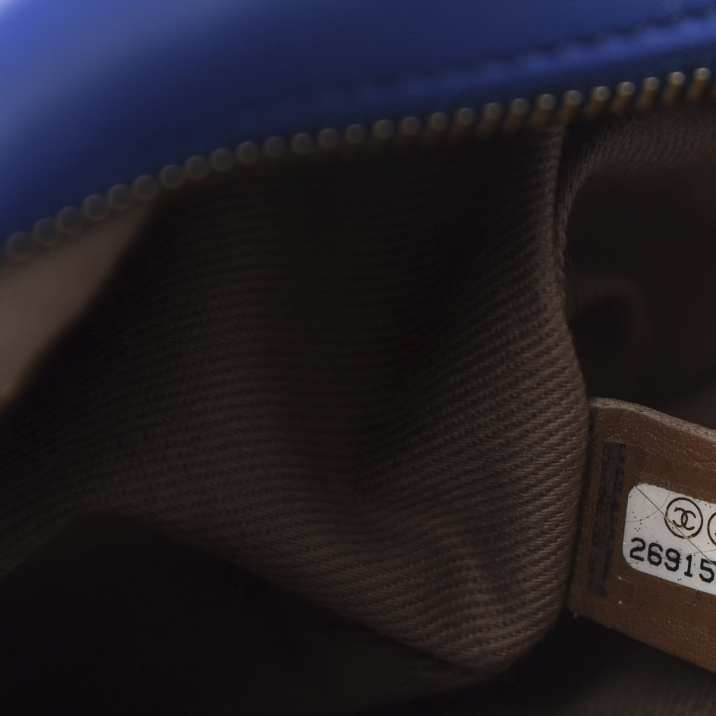 Goatskin Quilted Small Casual Trip Camera Case Blue