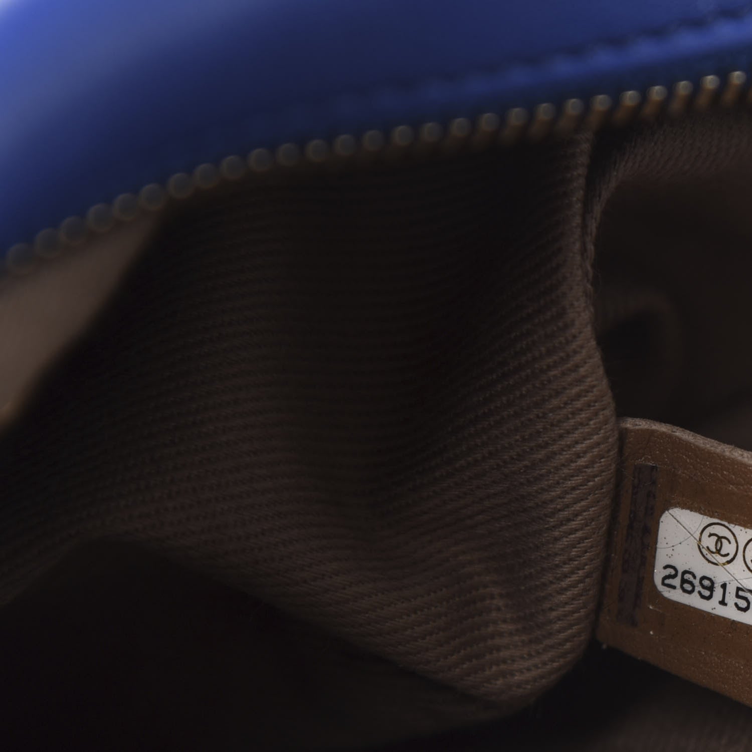 Chanel Goatskin Quilted Small Casual Trip Camera Case Blue 9 of 11